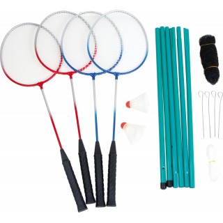BADMINTON CONJUNTO 4 JOGADORES